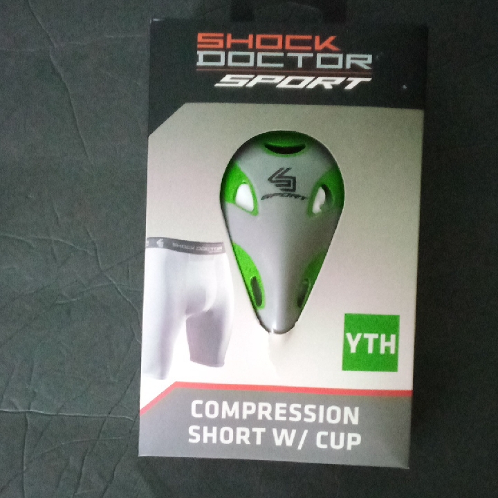 Shock Doctor Youth Compression Short With Cup